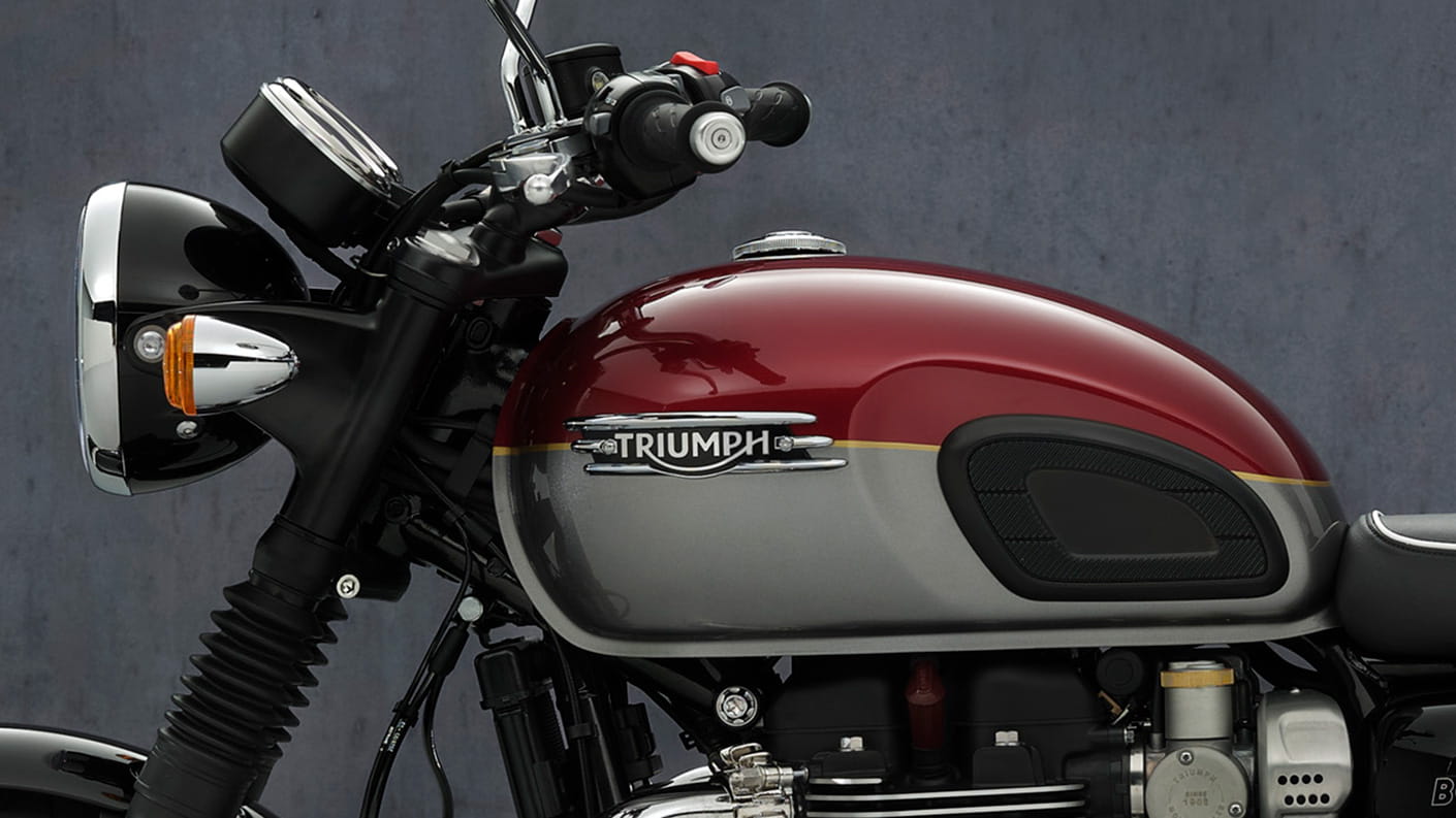 Triumph bonneville t120 fuel tank top